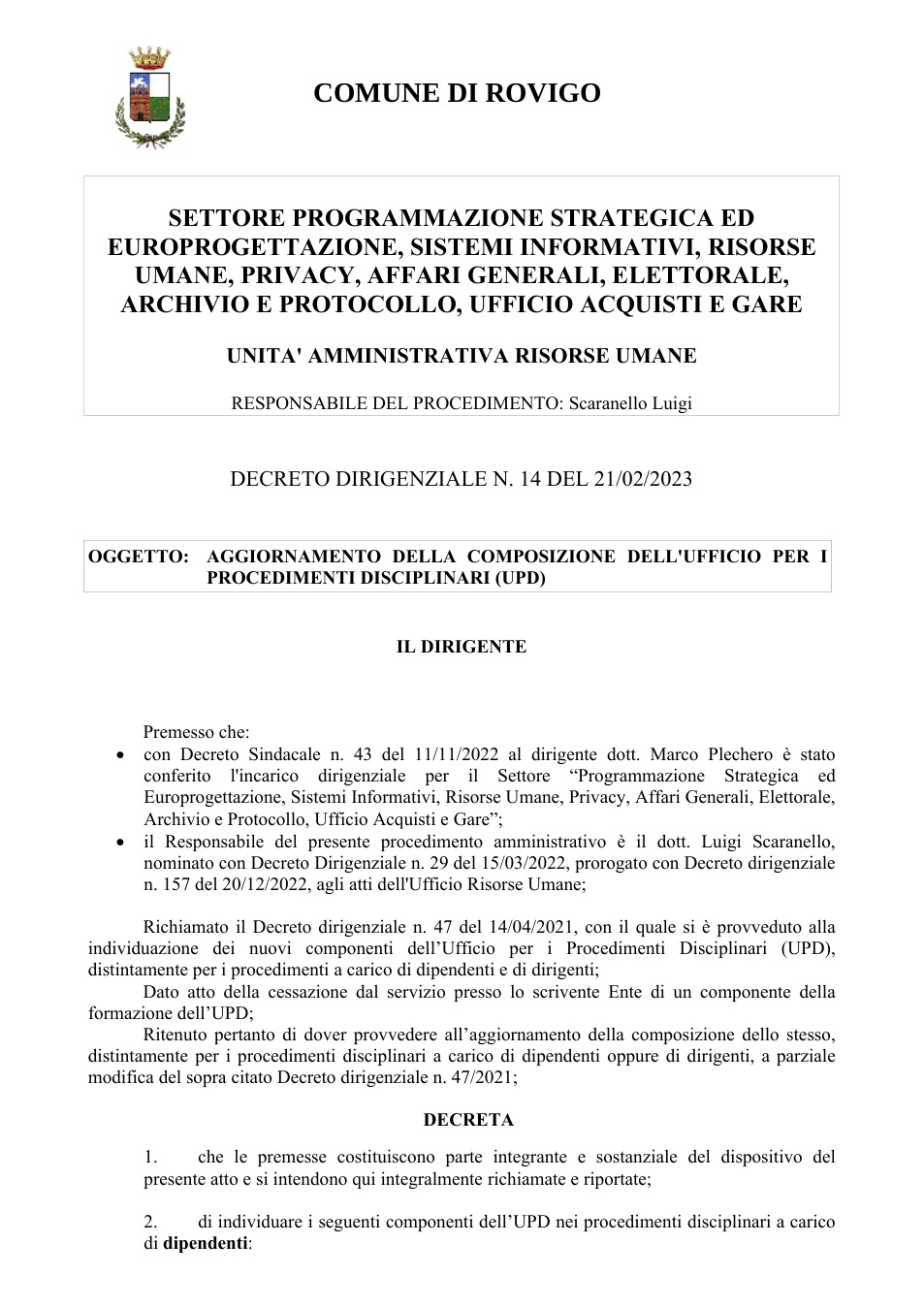 Pagina 1 del documento
