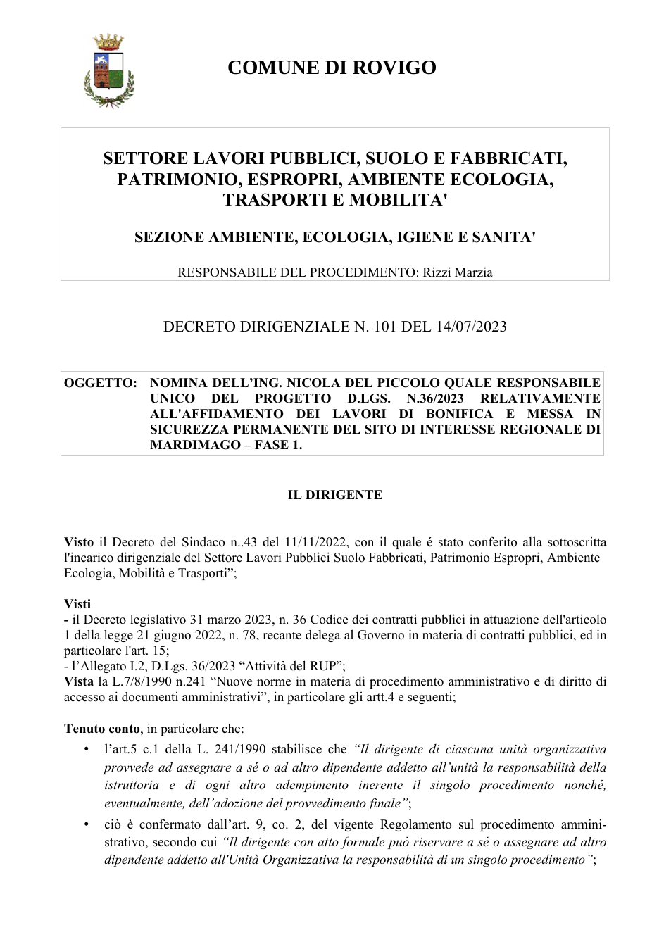 Pagina 1 del documento