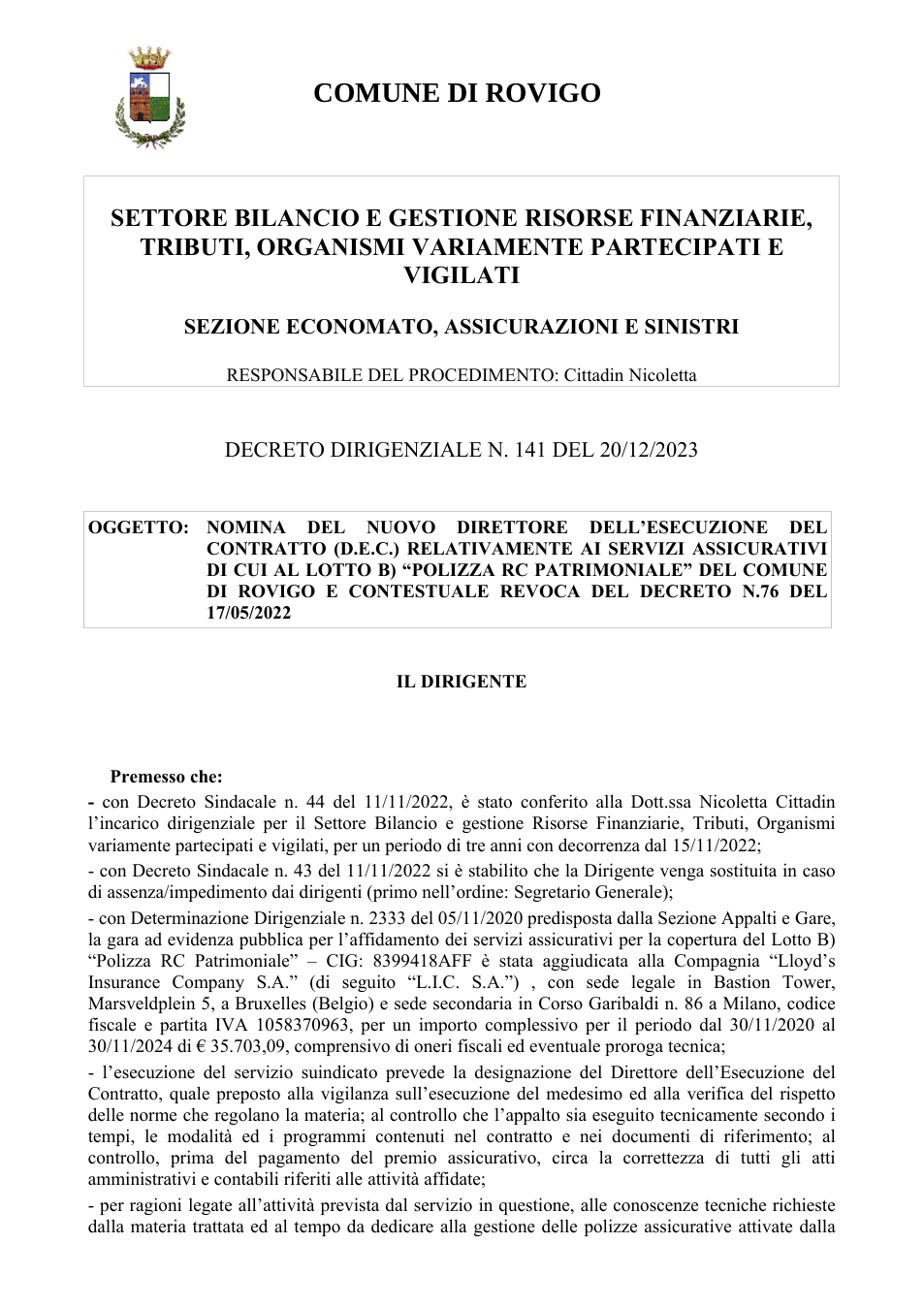 Pagina 1 del documento