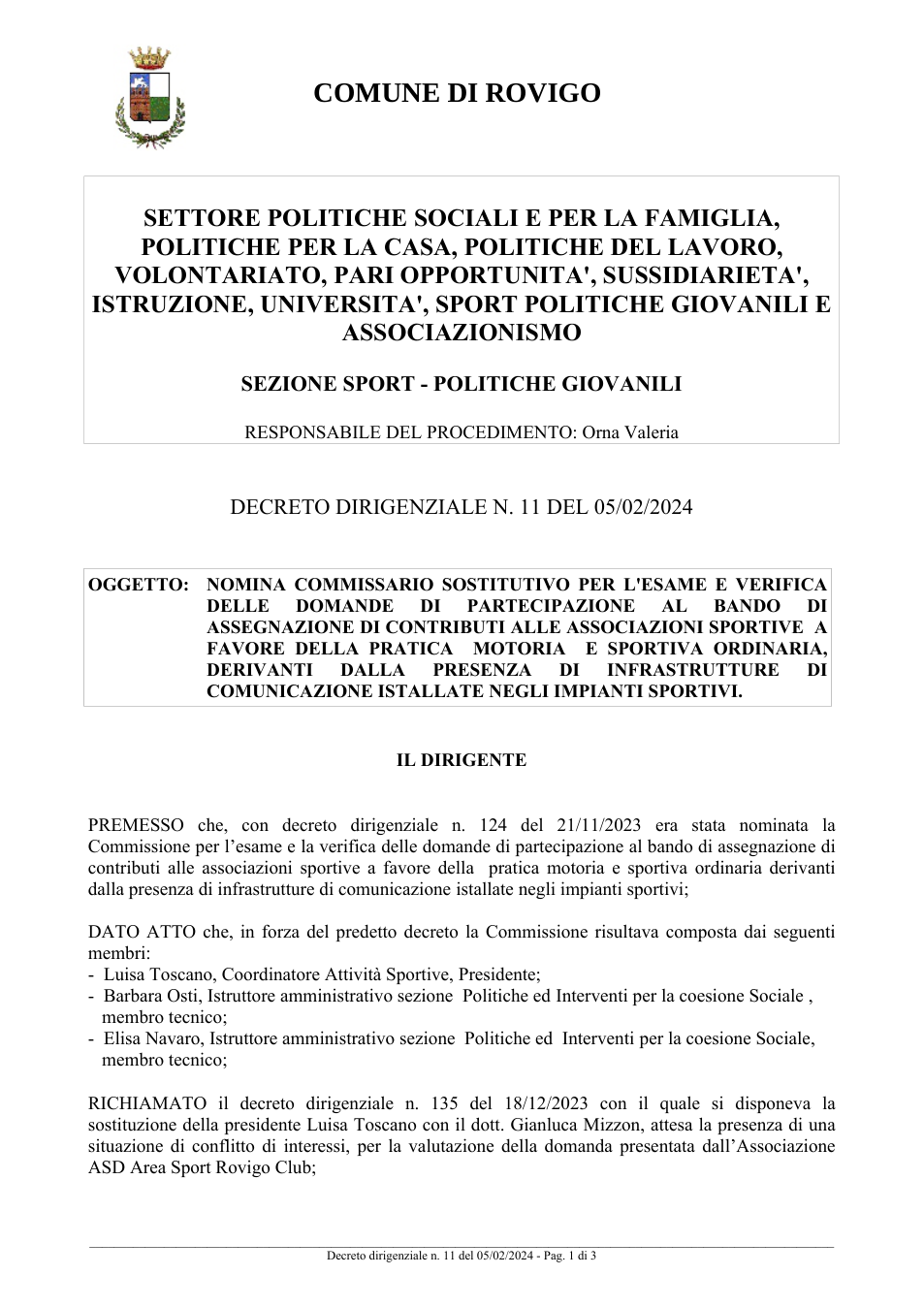 Pagina 1 del documento