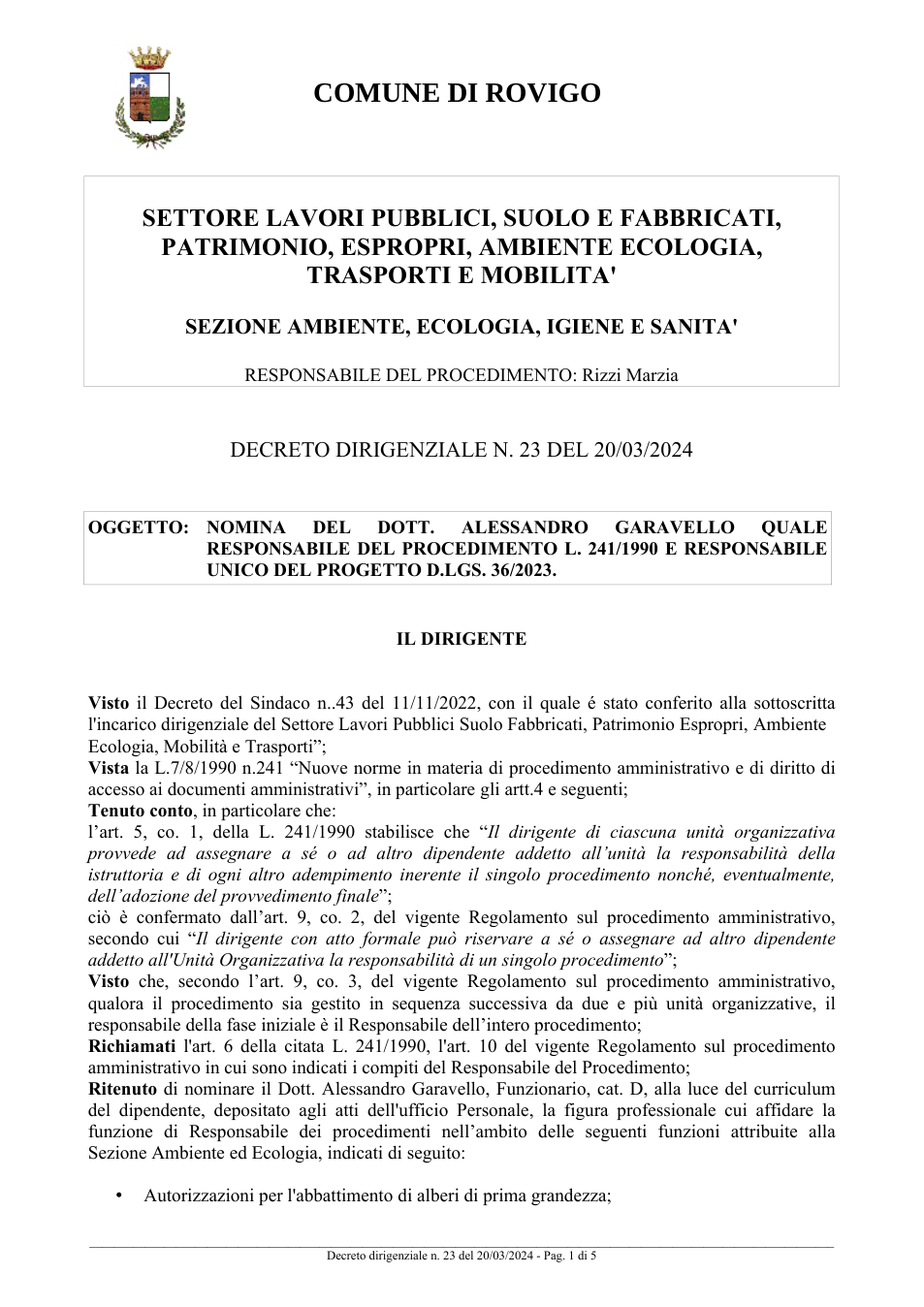 Pagina 1 del documento