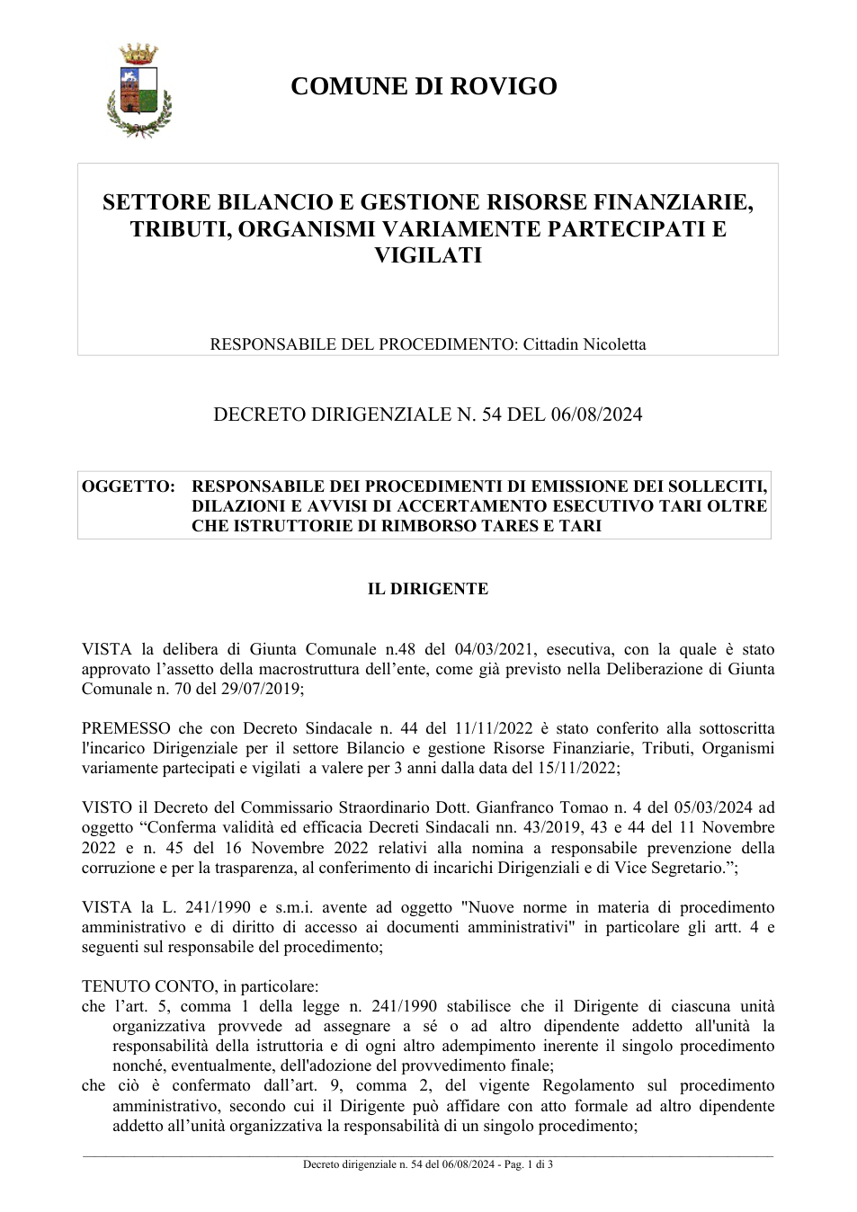 Pagina 1 del documento