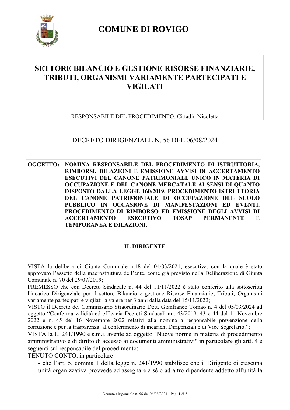 Pagina 1 del documento