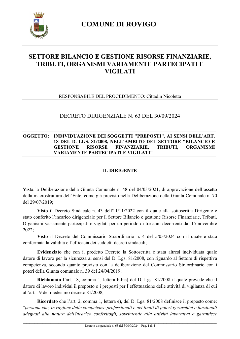 Pagina 1 del documento