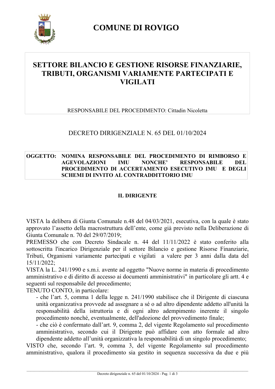 Pagina 1 del documento