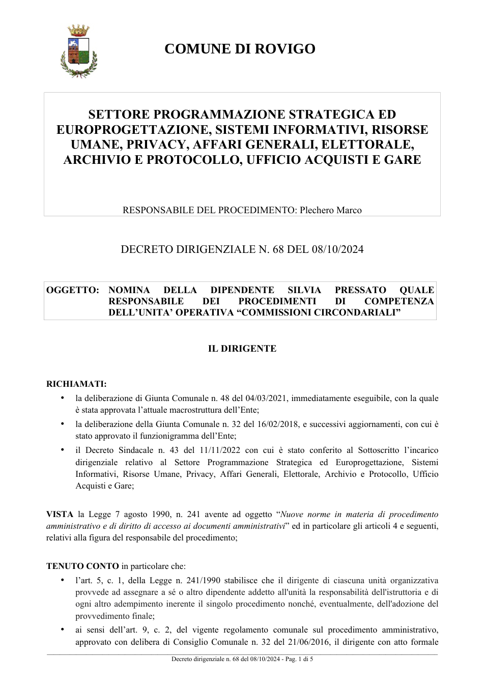 Pagina 1 del documento