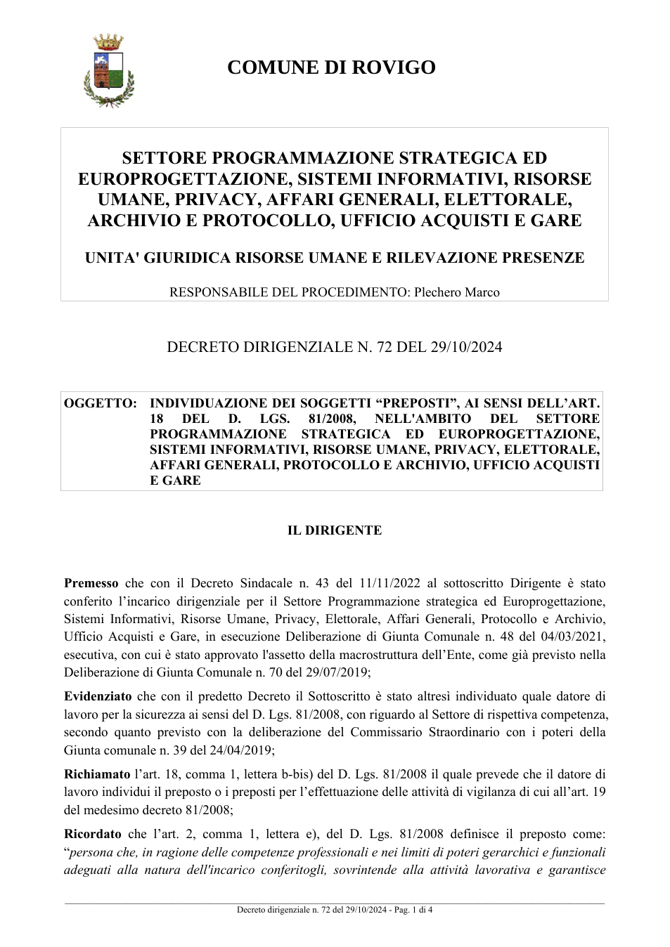 Pagina 1 del documento
