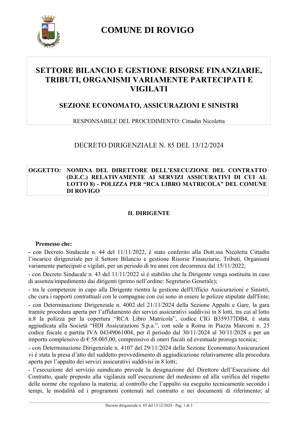 Pagina 1 del documento
