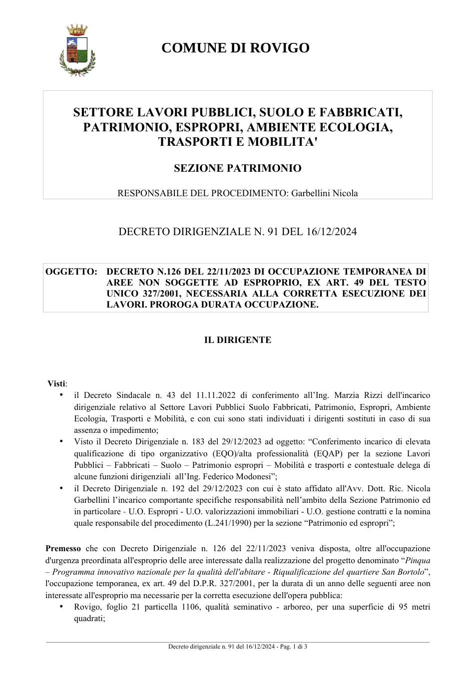 Pagina 1 del documento