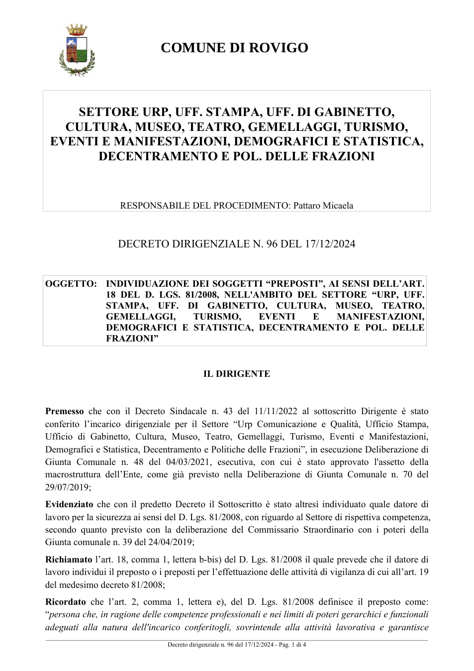 Pagina 1 del documento
