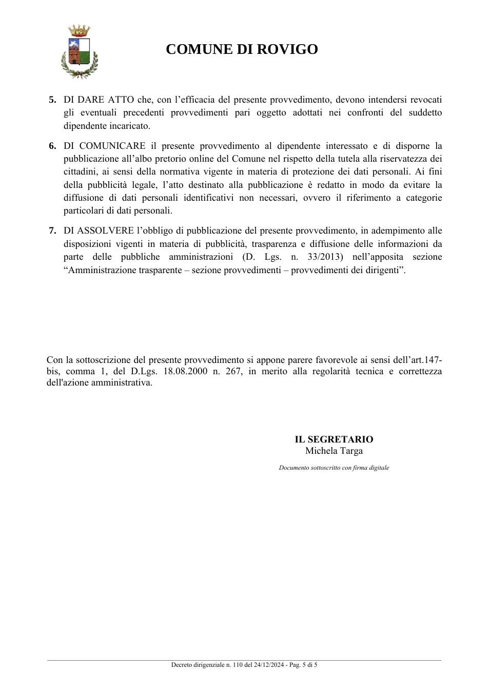 Pagina 5 del documento