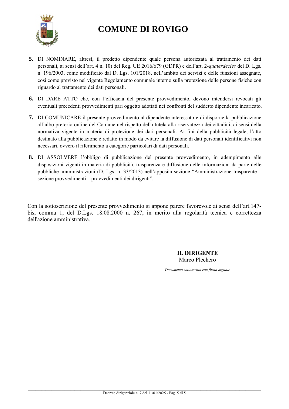 Pagina 5 del documento