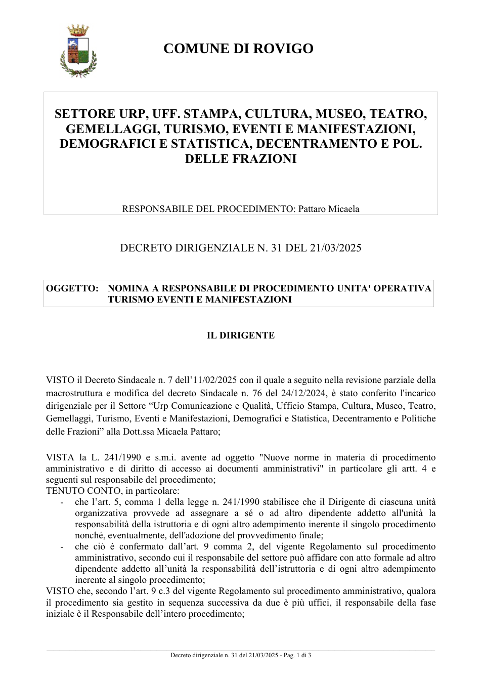 Pagina 1 del documento