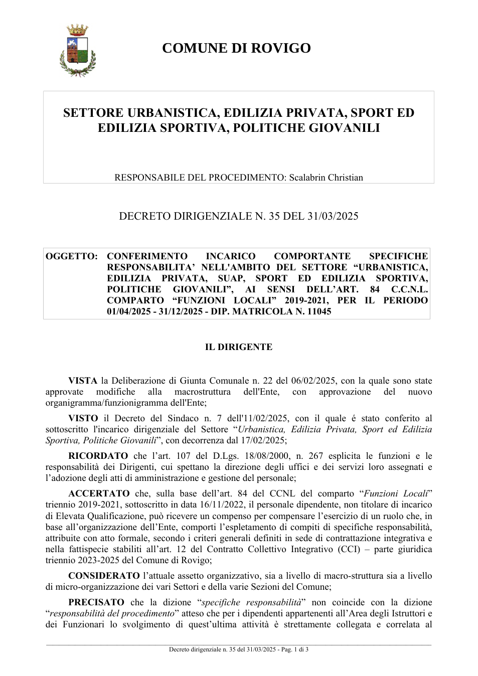 Pagina 1 del documento
