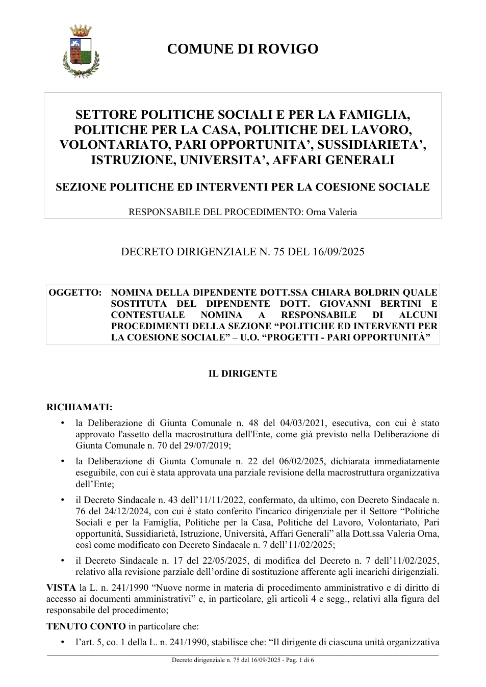 Pagina 1 del documento