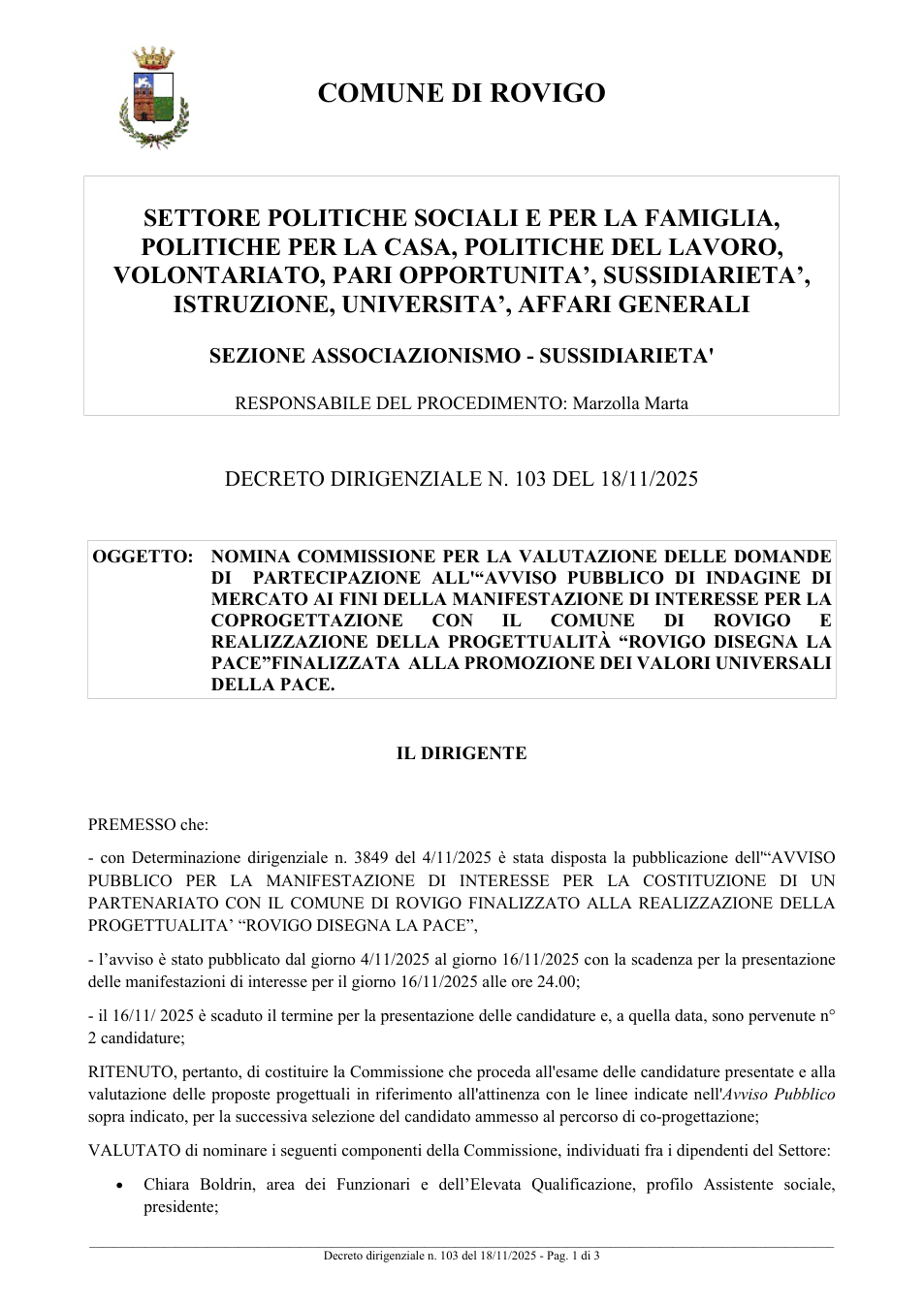 Pagina 1 del documento