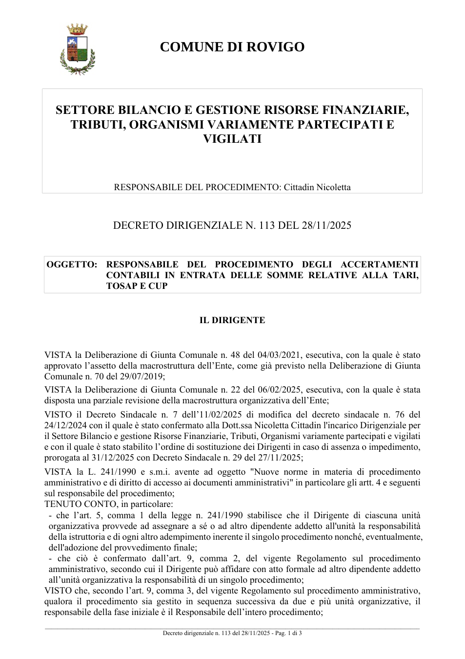 Pagina 1 del documento