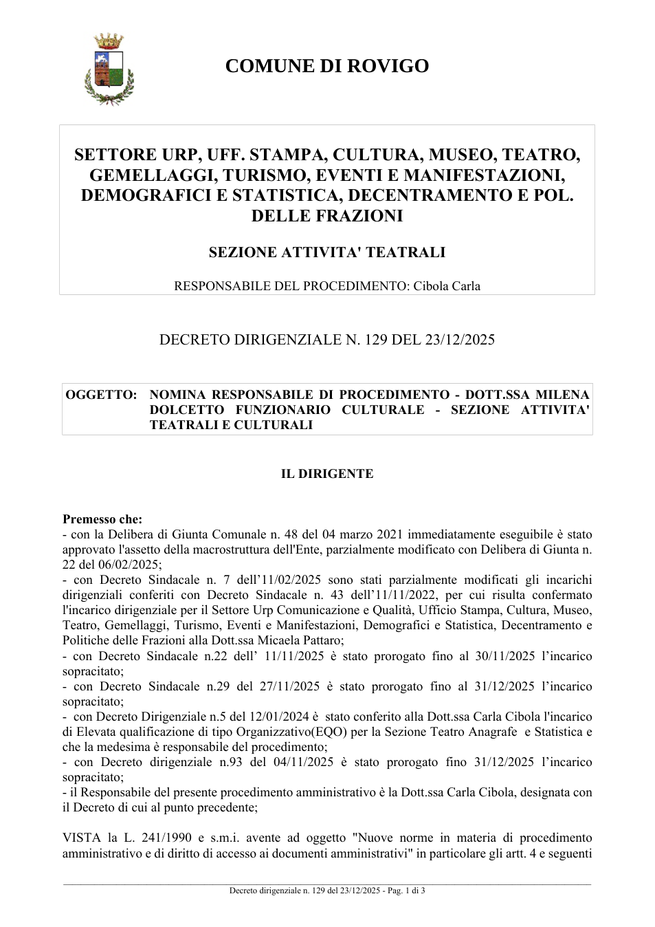 Pagina 1 del documento
