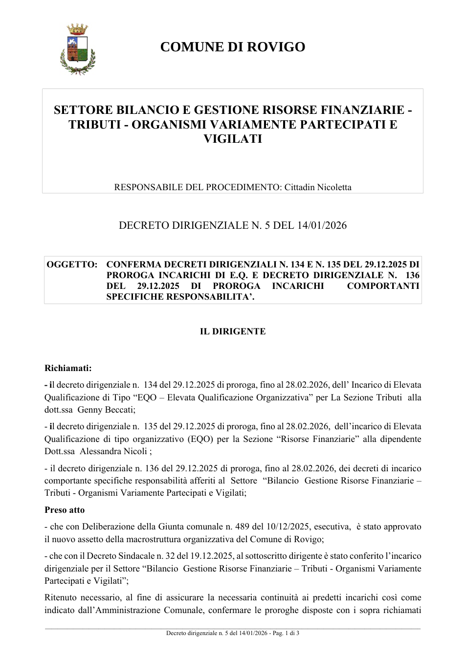 Pagina 1 del documento