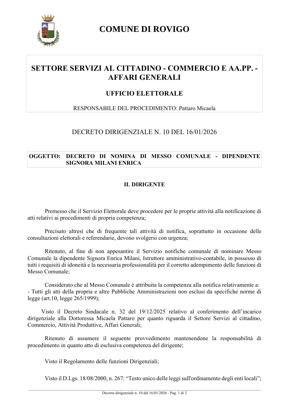 Pagina 1 del documento