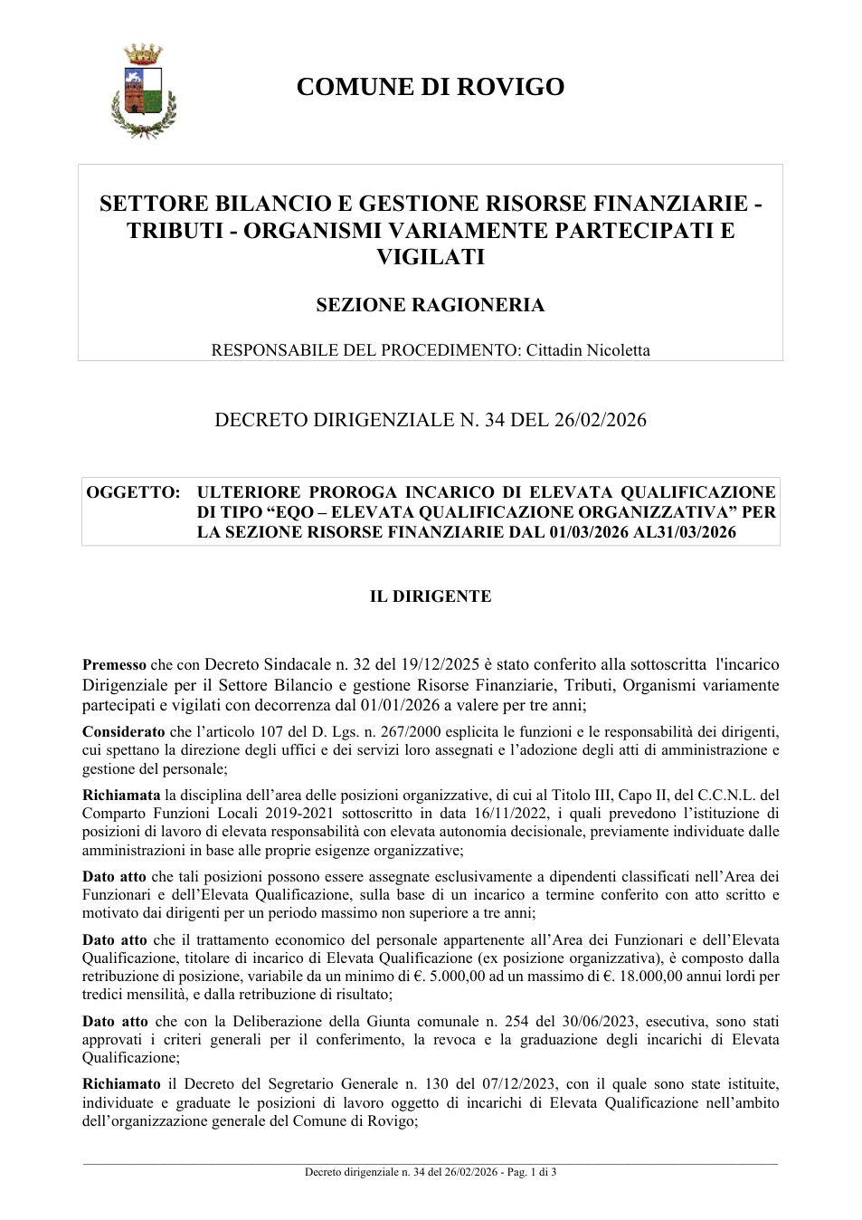 Pagina 1 del documento