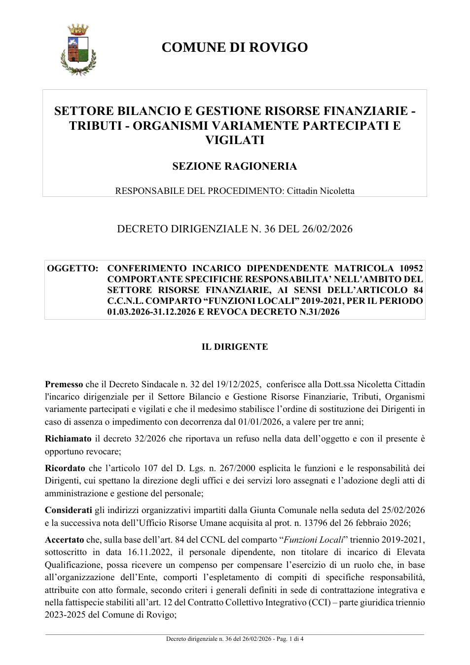 Pagina 1 del documento