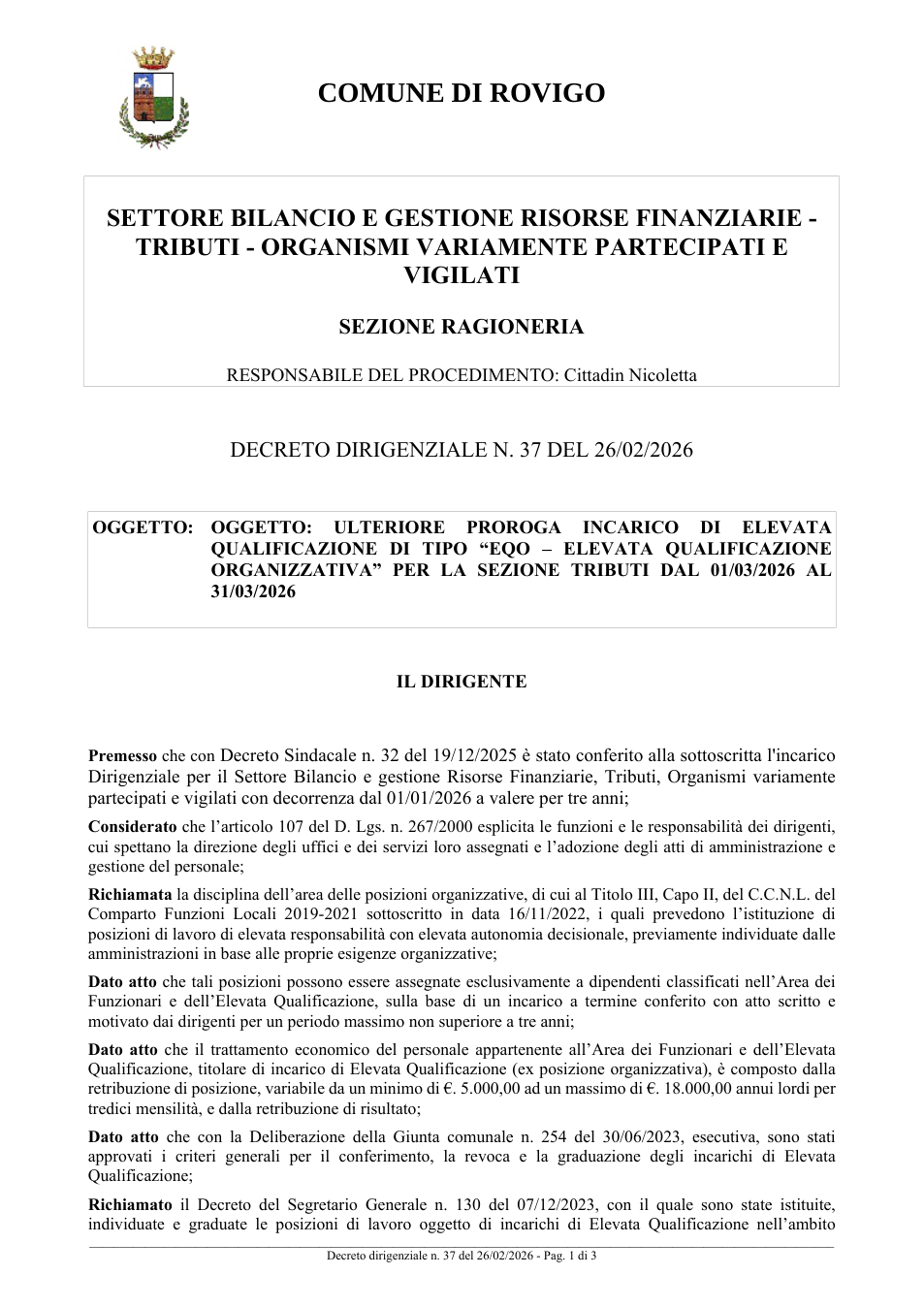 Pagina 1 del documento