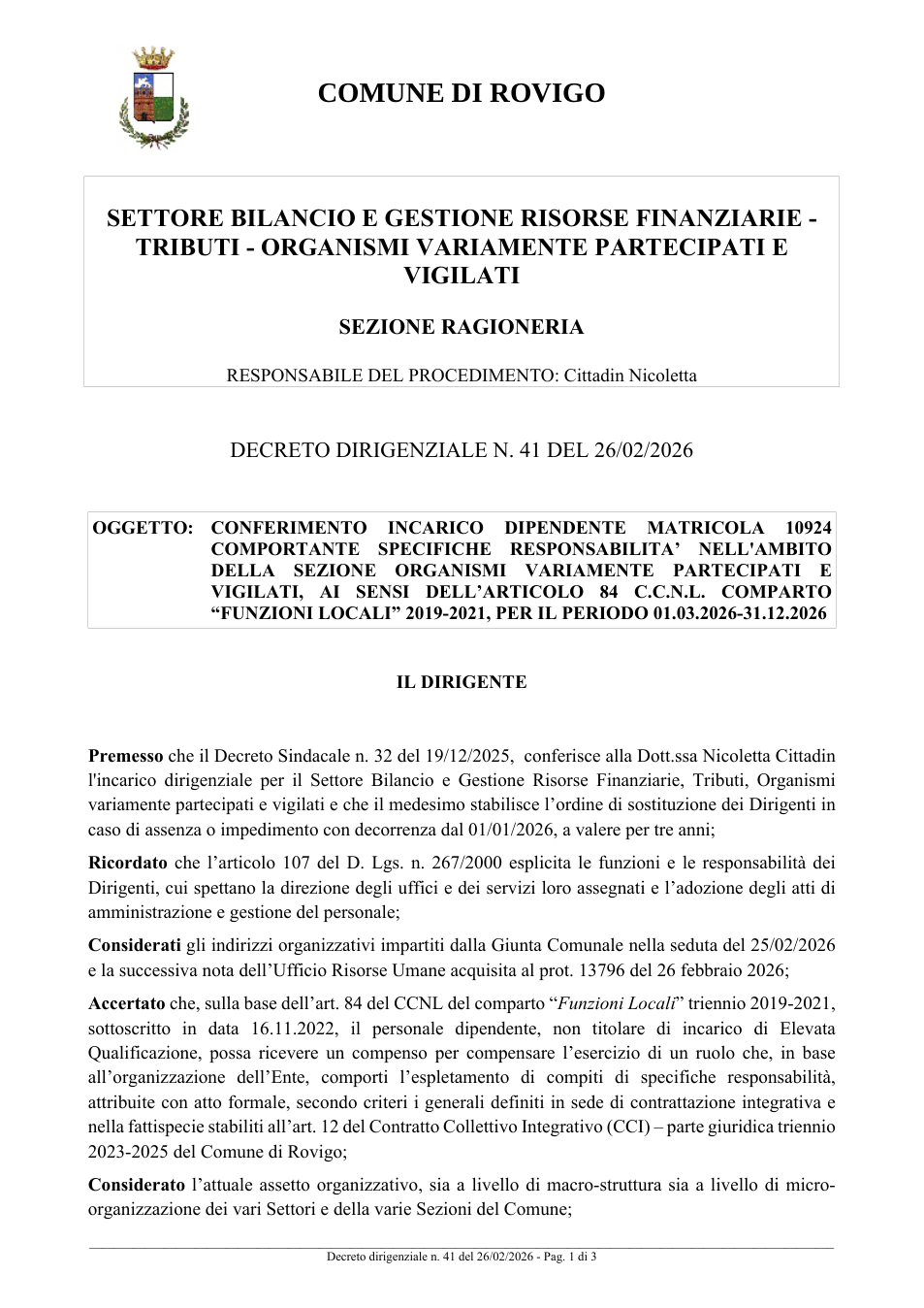 Pagina 1 del documento