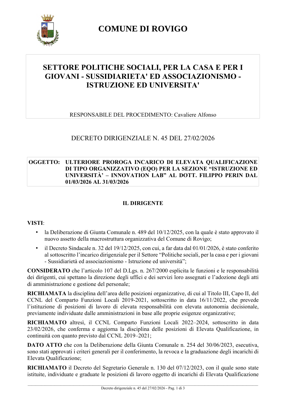 Pagina 1 del documento
