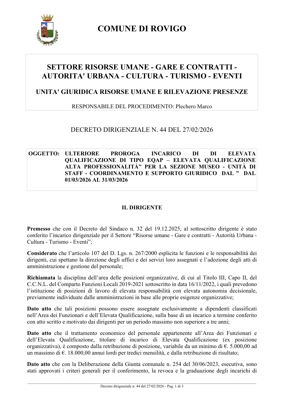 Pagina 1 del documento