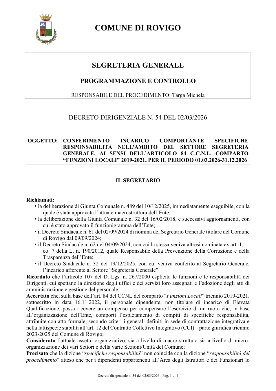 Pagina 1 del documento