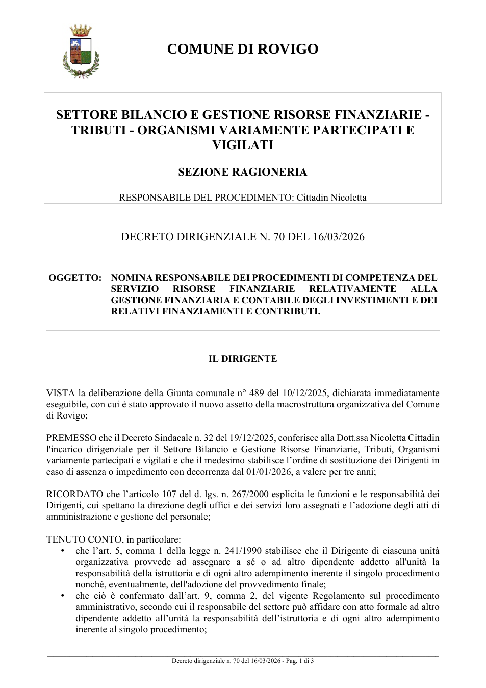 Pagina 1 del documento