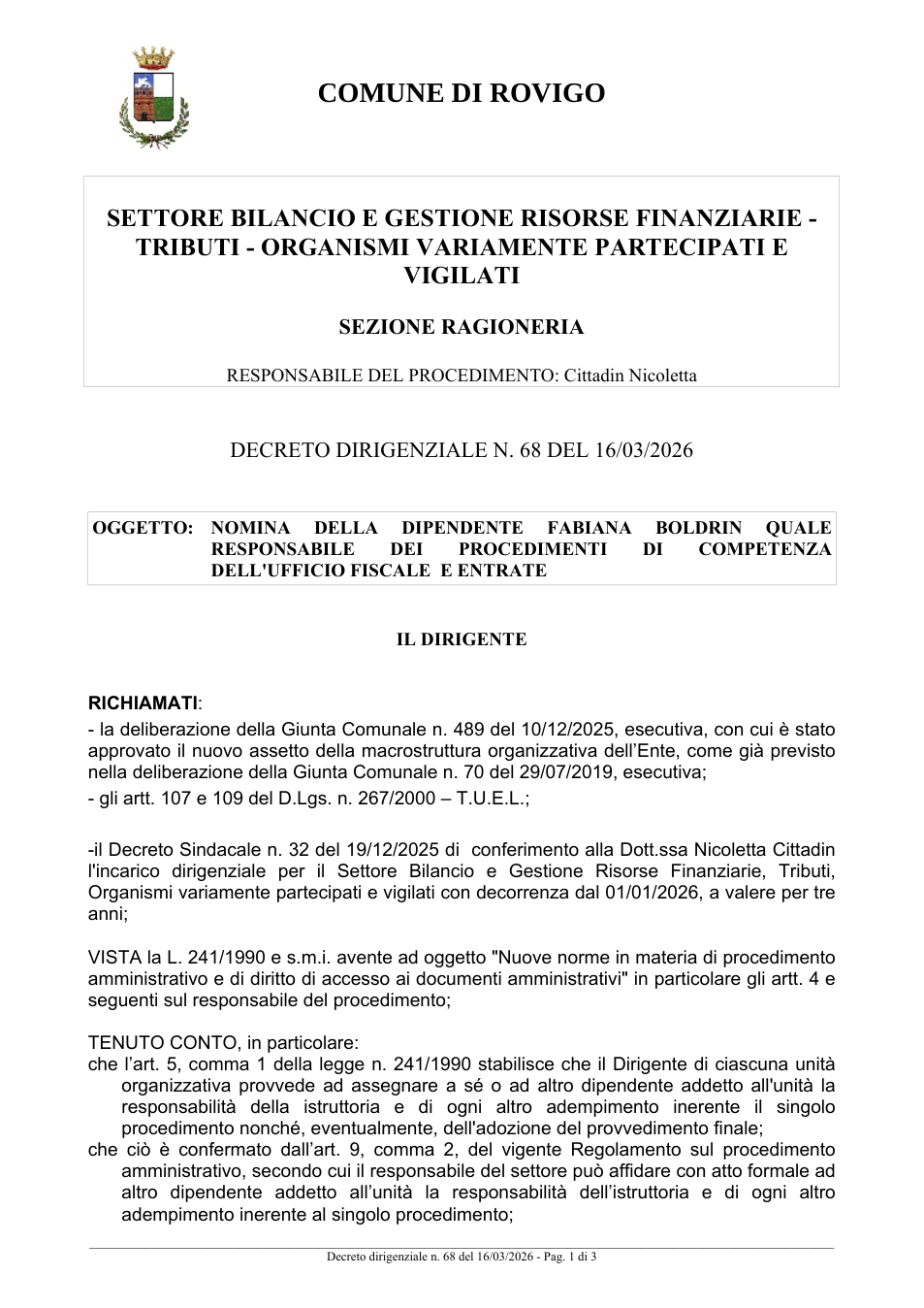 Pagina 1 del documento