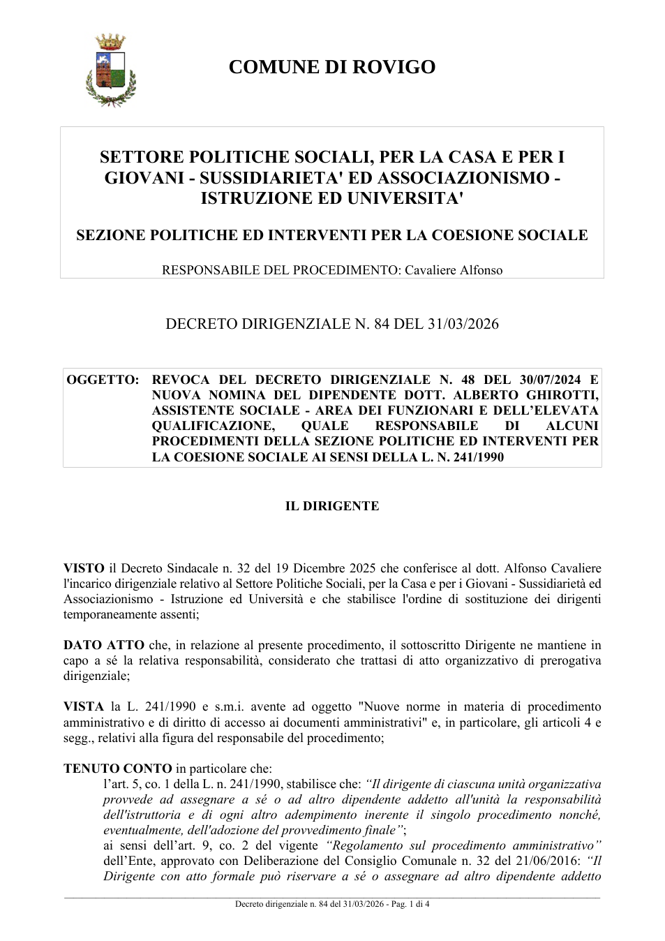 Pagina 1 del documento