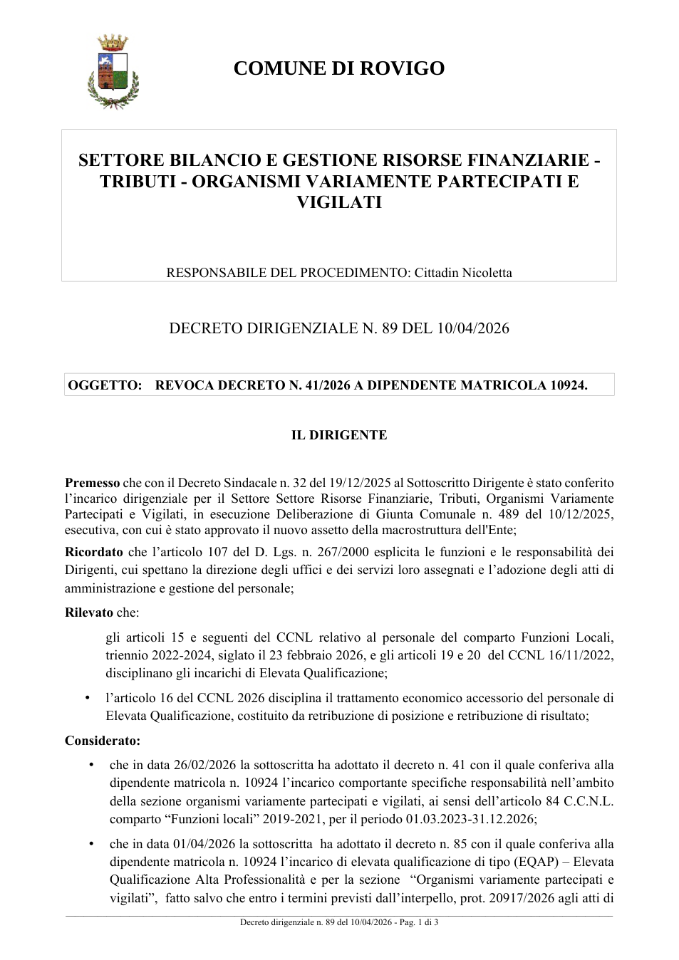 Pagina 1 del documento