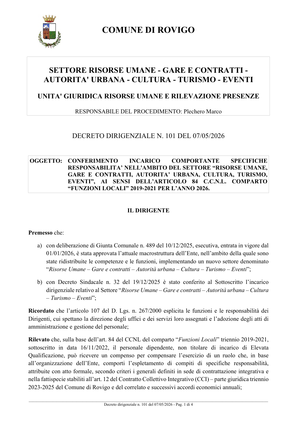 Pagina 1 del documento