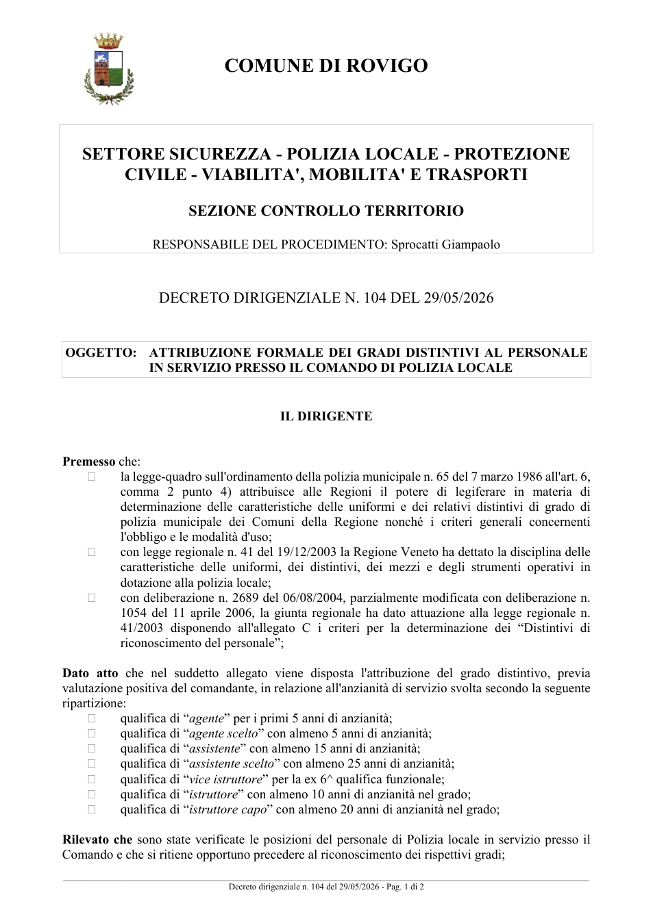 Pagina 1 del documento