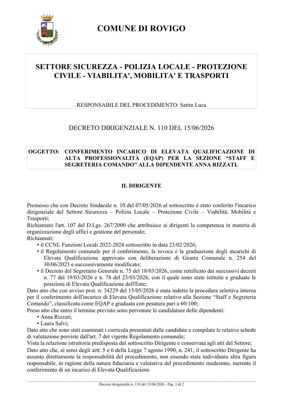 Pagina 1 del documento
