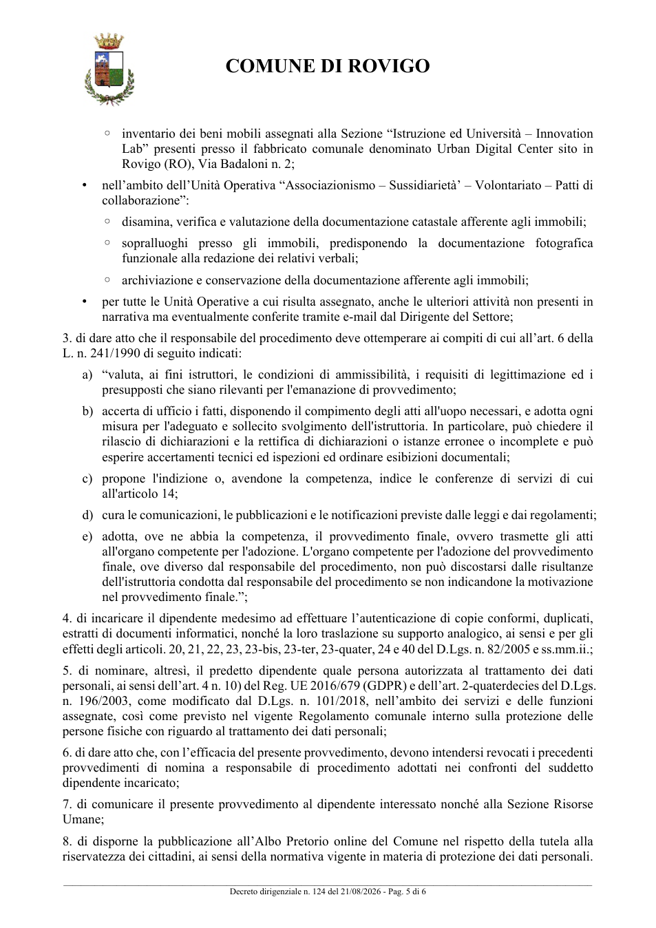 Pagina 5 del documento