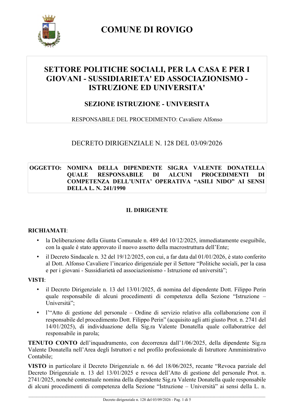 Pagina 1 del documento