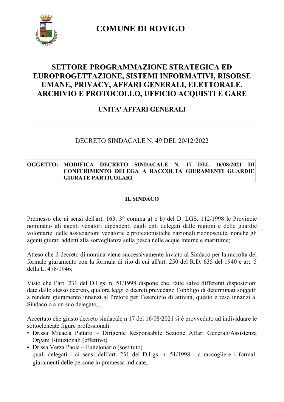 Pagina 1 del documento