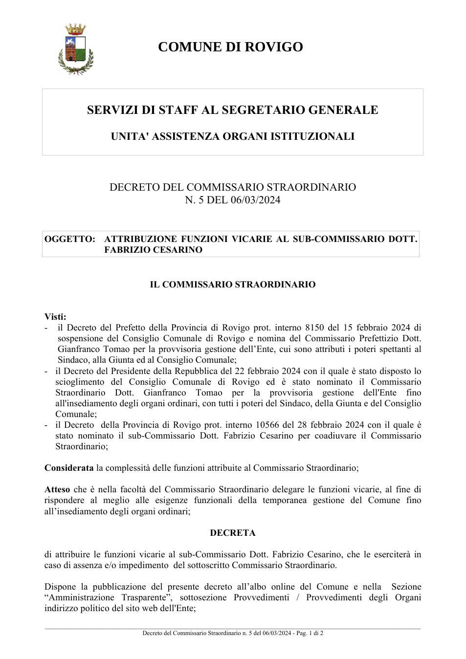 Pagina 1 del documento