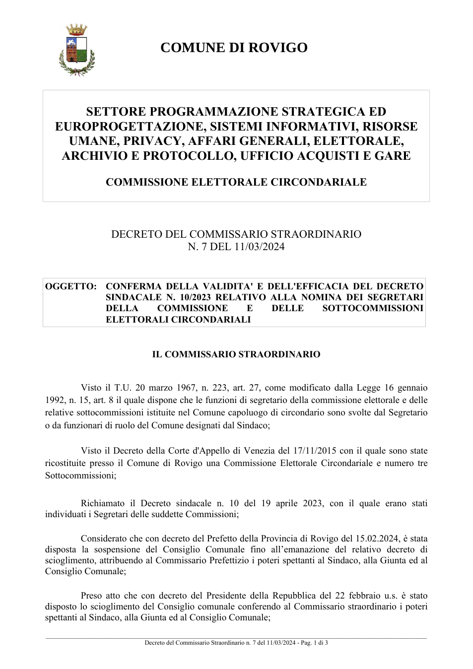 Pagina 1 del documento