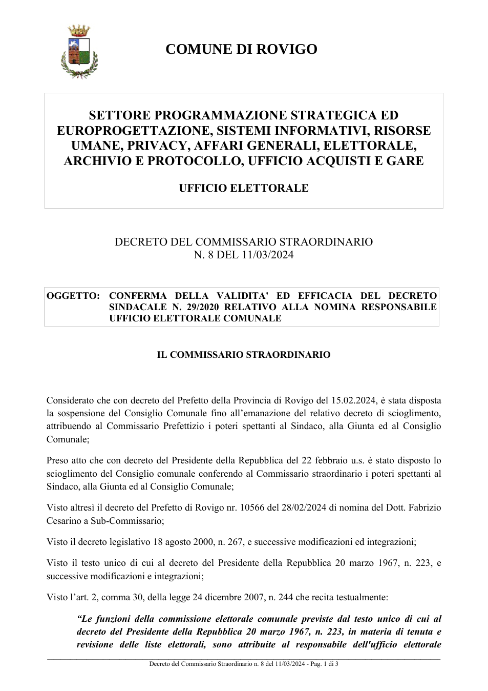 Pagina 1 del documento