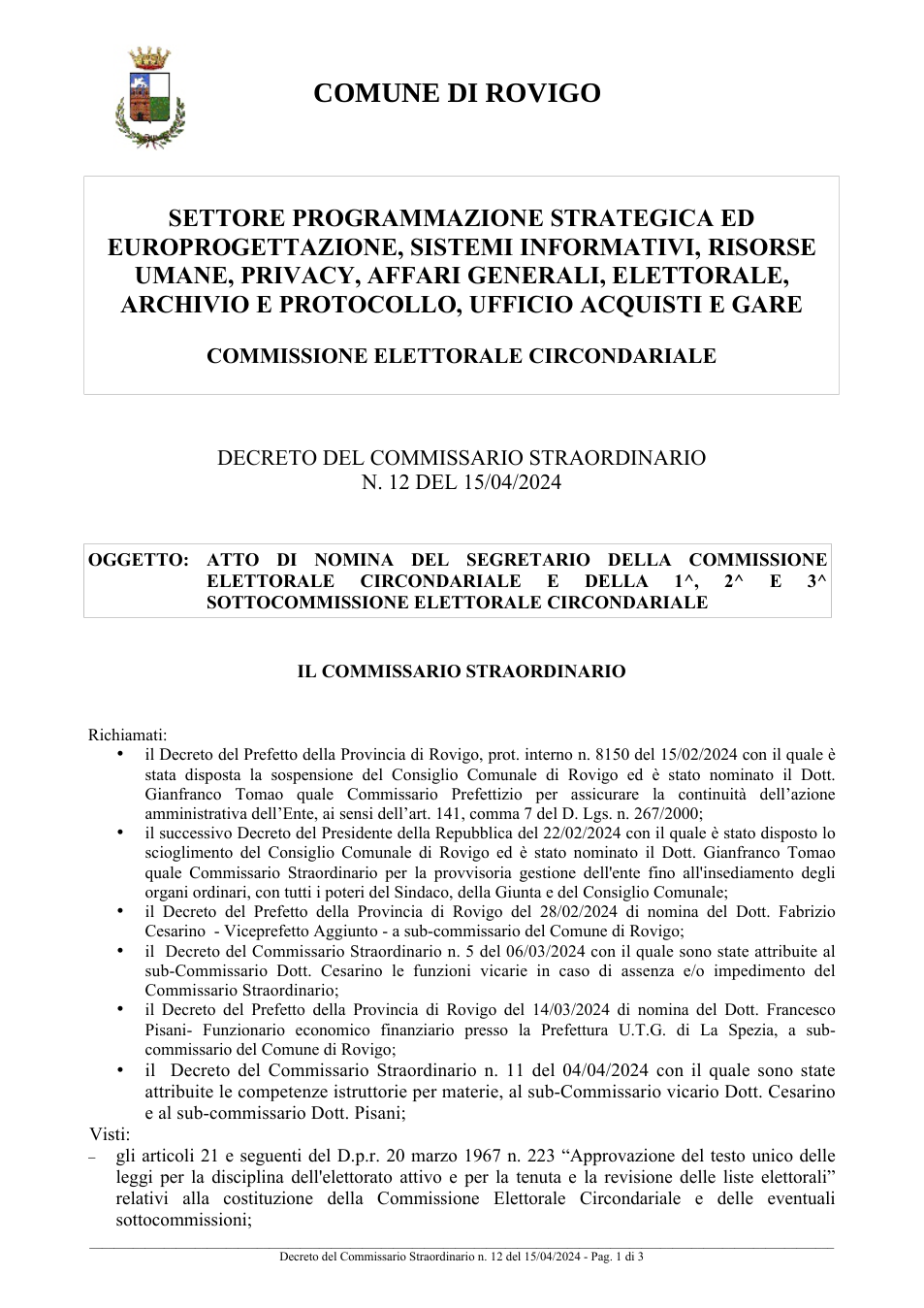 Pagina 1 del documento