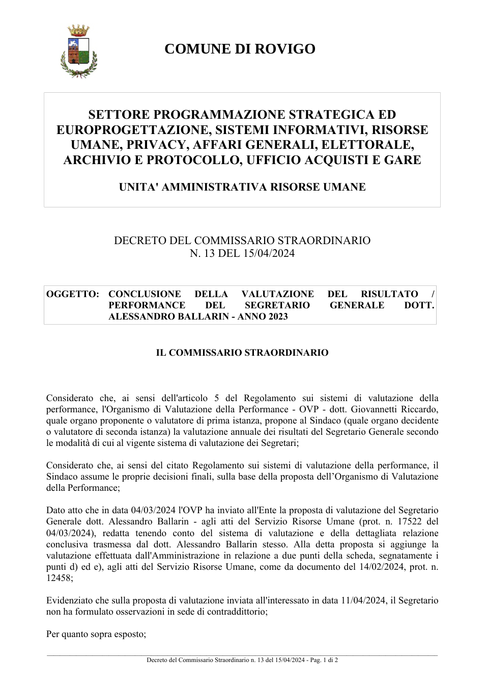 Pagina 1 del documento