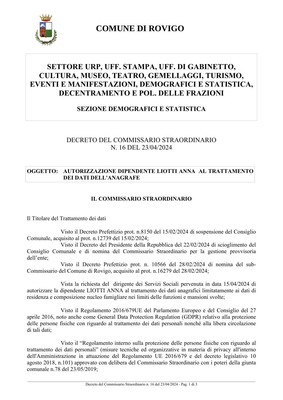 Pagina 1 del documento