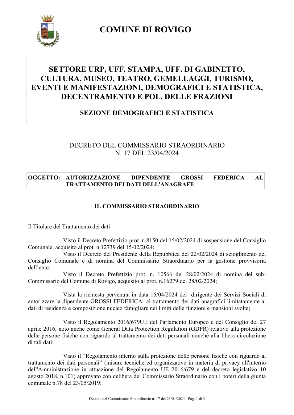 Pagina 1 del documento