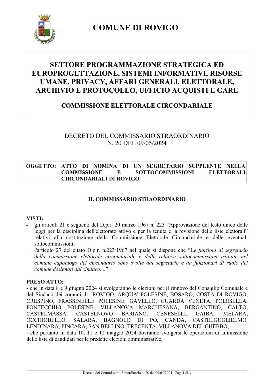 Pagina 1 del documento