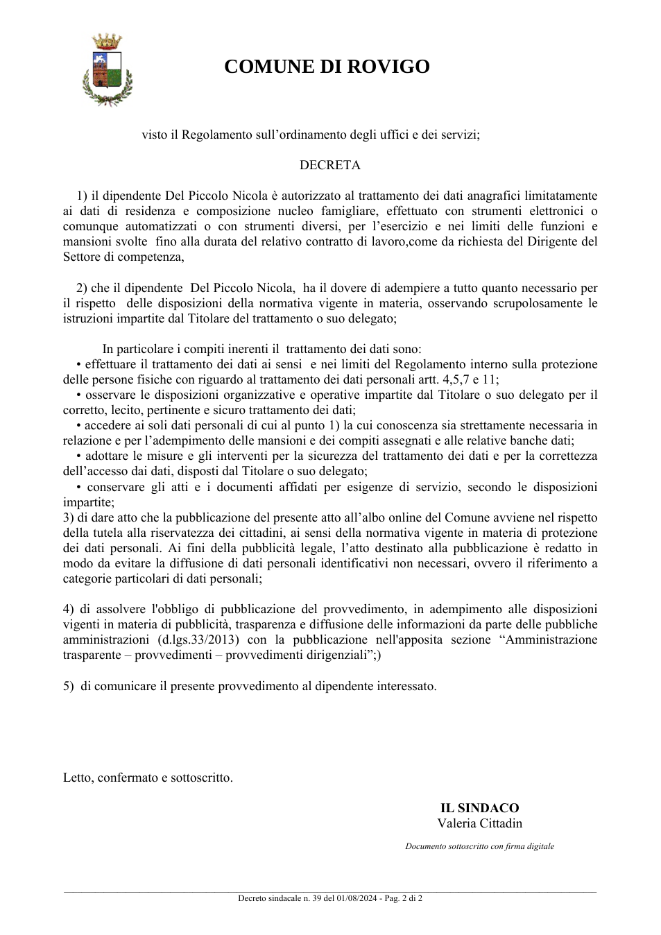 Pagina 2 del documento